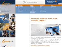 Tablet Screenshot of logfret.com